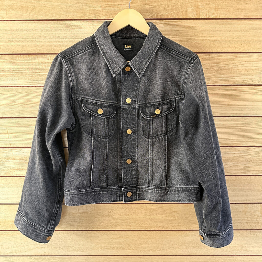 Lee ライダースジャケット ブラック レディース Gジャン 全体