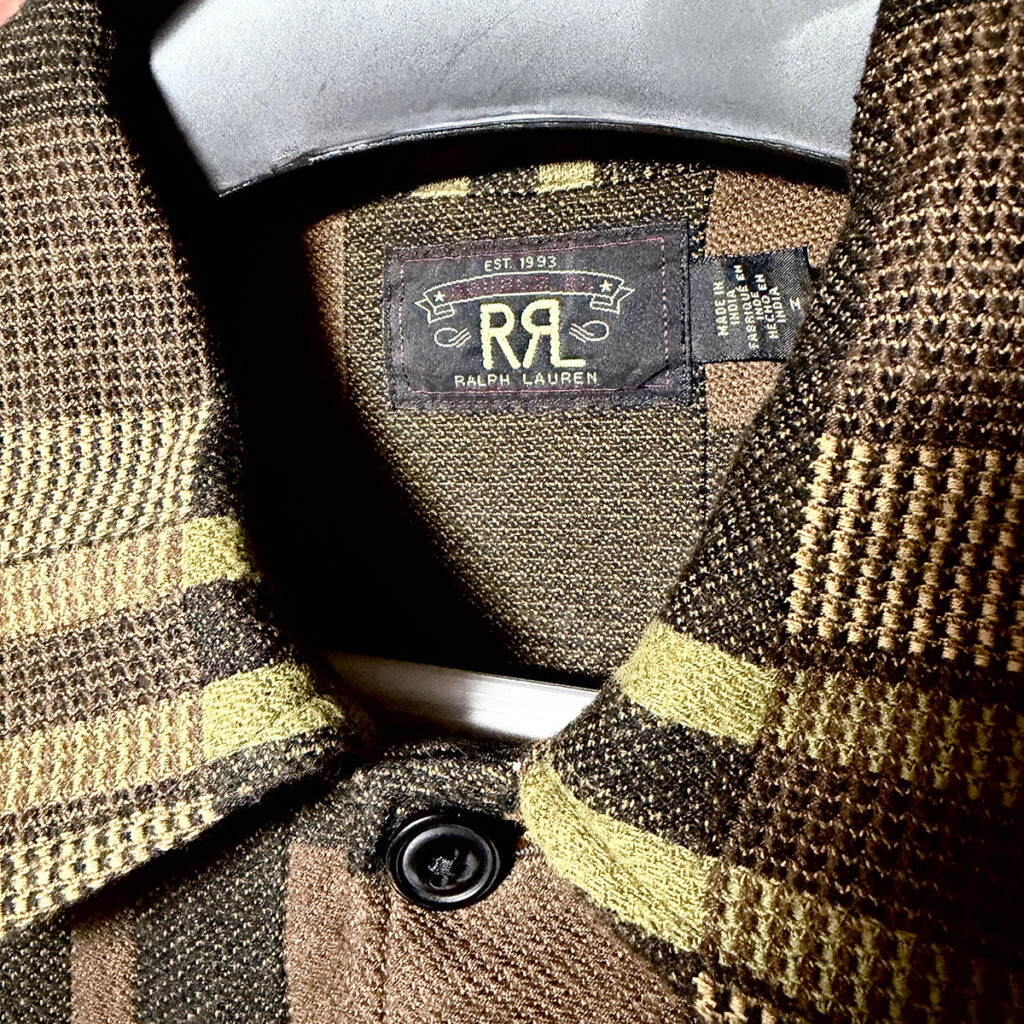 RRLジャカードオーバーシャツ