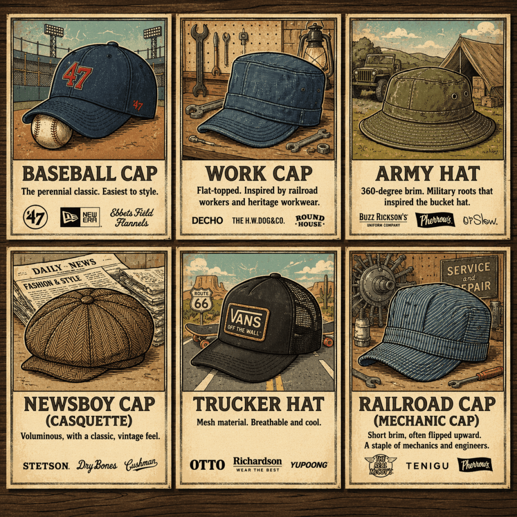 どんな種類があるのか、有名なブランドと一緒にざっくり並べてみた。