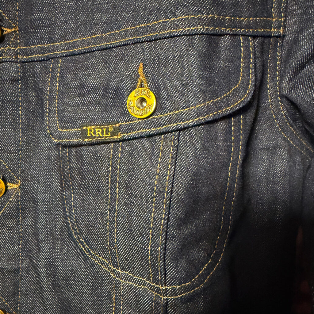 RRLジージャンのポケット