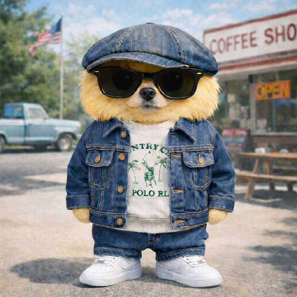 ラルフローレン ヴィンテージ フィット フリース グラフィック スウェットシャツ