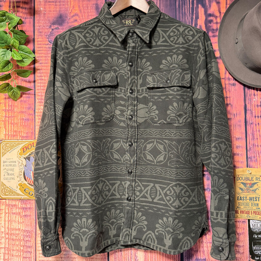 RRLジャカードワークシャツ