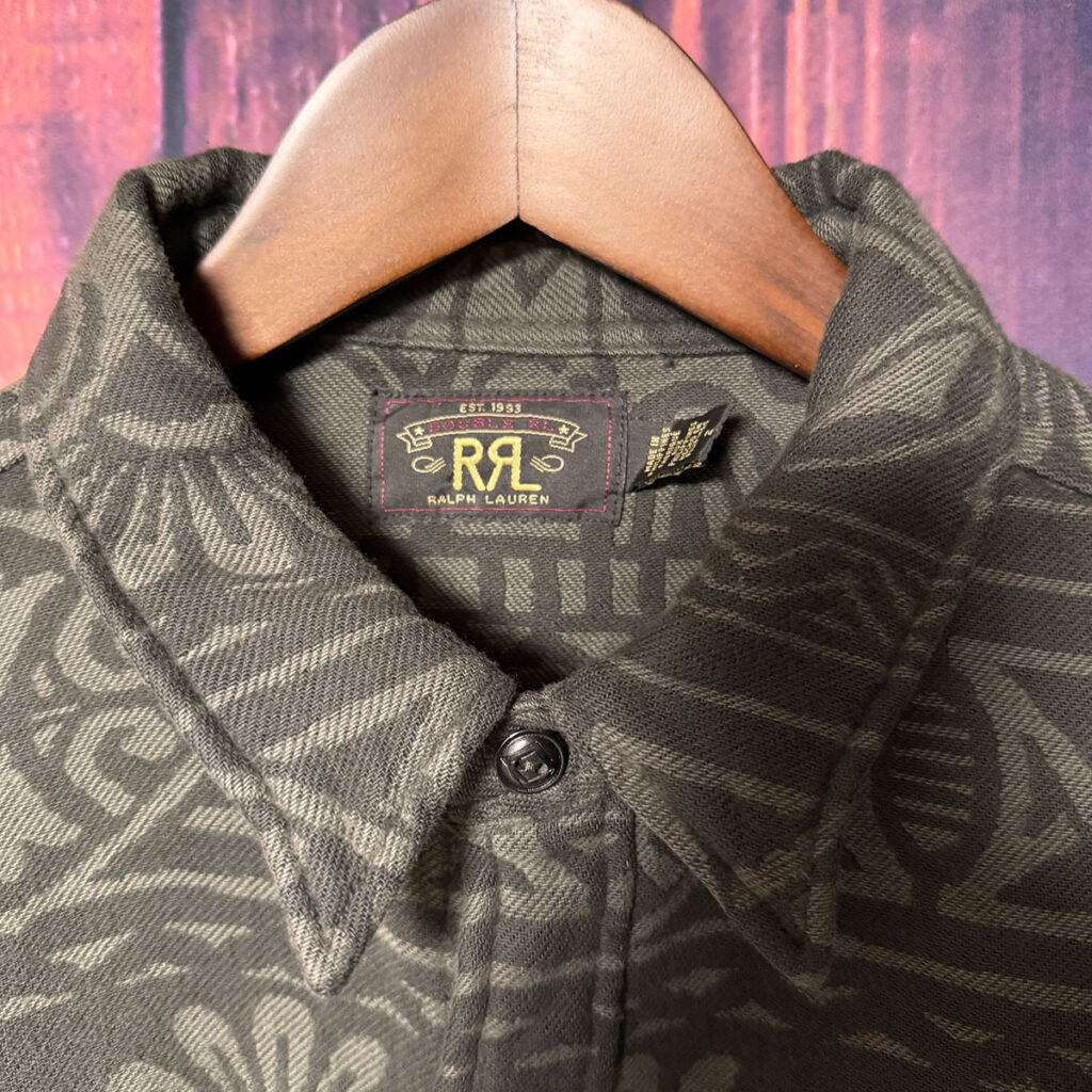 RRLジャカードワークシャツ