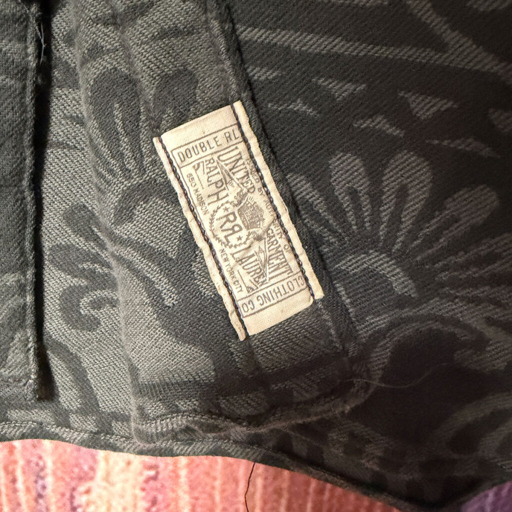 RRLジャカードワークシャツ