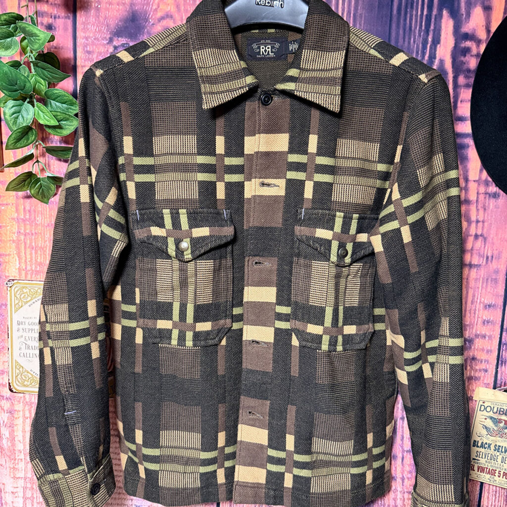 RRLジャカードオーバーシャツ