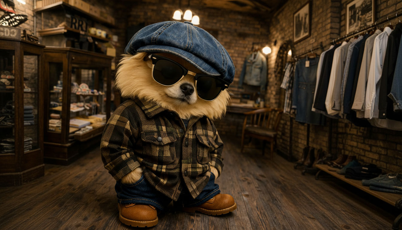 RRLジャカードオーバーシャツ