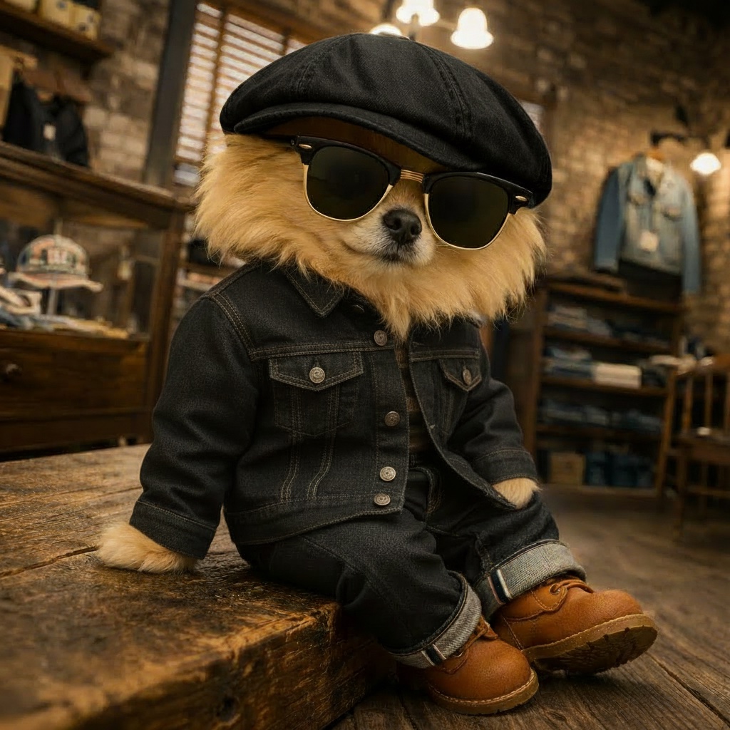 ウォーン イン ブラック デニム トラッカー ジャケット