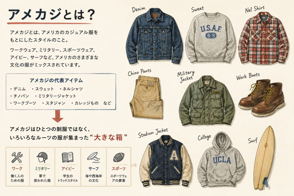アメカジとウエスタンの違い