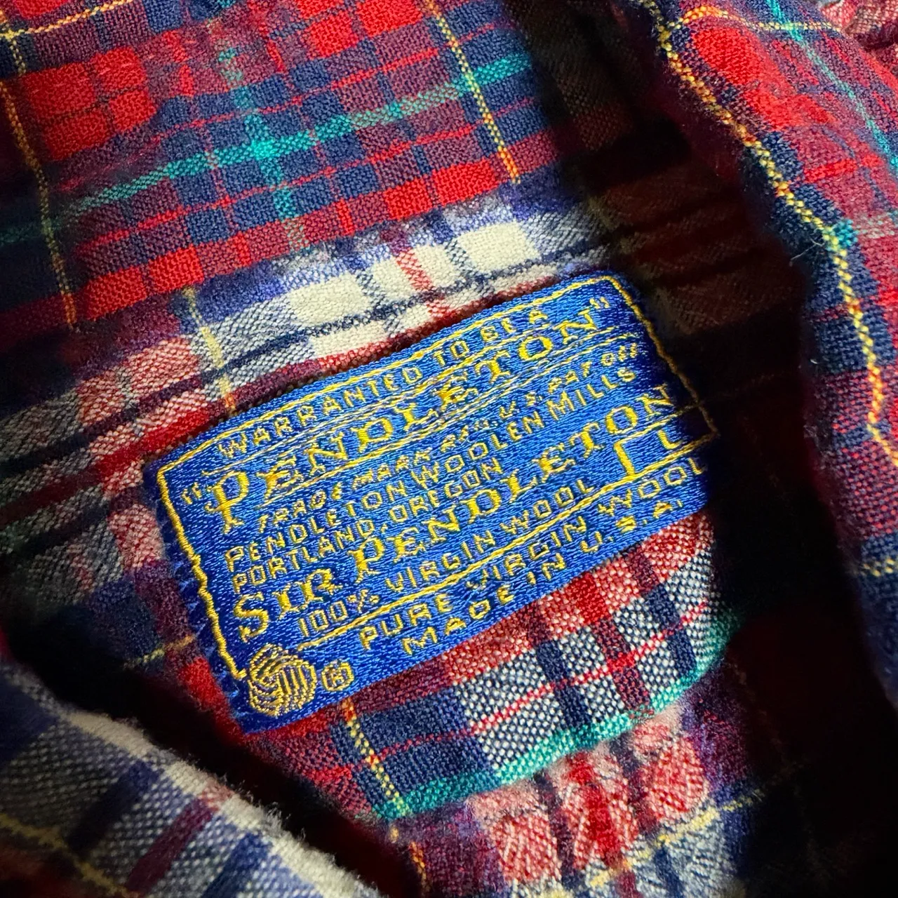 PENDLETON（SIR PENDLETON）の青タグ・MADE IN U.S.A.