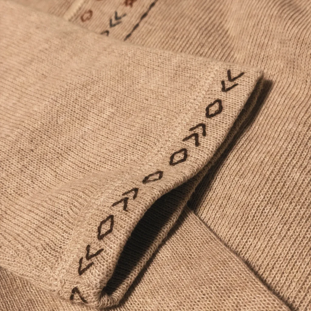 RRL エンブロイダリー ジャージー ヘンリー シャツ